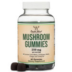 Double Wood Supplements, Mushroom Gummies, 250 mg, 60 Count in Pakistan