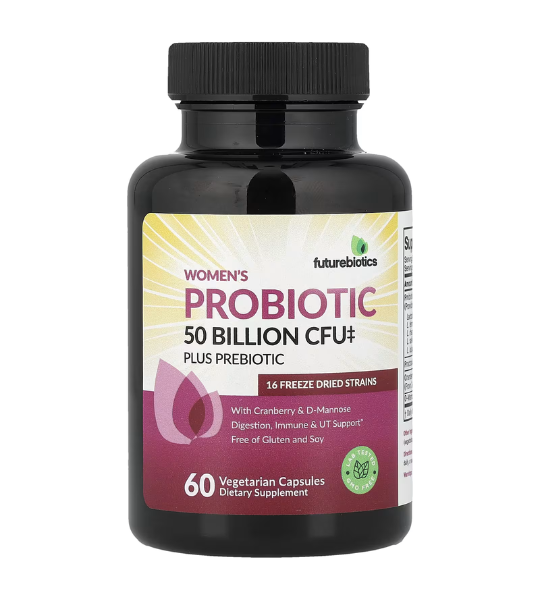 Futurebiotics, Women's Probiotic Plus Prebiotic, 60 Vegetarian Capsules in Pakistan