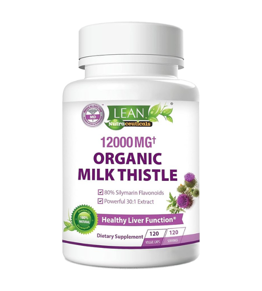 Lean Nutraceuticals Organic Milk Thistle Capsules in Pakistan