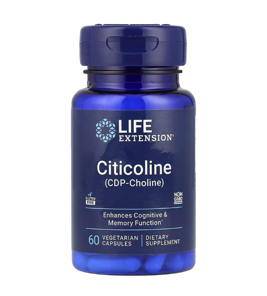 Life Extension, Citicoline (CDP-Choline), 60 Vegetarian Capsules in Pakistan