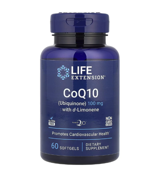 Life Extension, CoQ10 (Ubiquinone) with d-Limonene, 100 mg, 60 Softgels in Pakistan