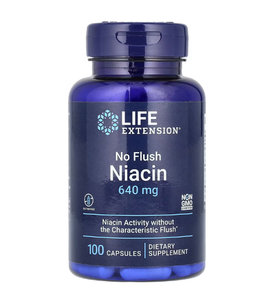 Life Extension, No Flush Niacin, 100 Capsules in Pakistan