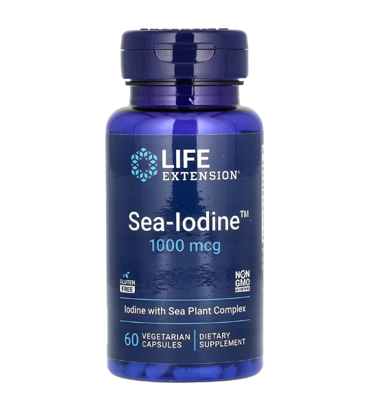 Life Extension, Sea-Iodine, 1,000 mcg, 60 Vegetarian Capsules in Pakistan