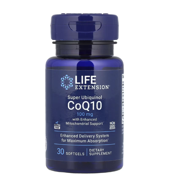 Life Extension, Super Ubiquinol CoQ10 with Enhanced Mitochondrial Support, 100 mg, 30 Softgels in Pakistan