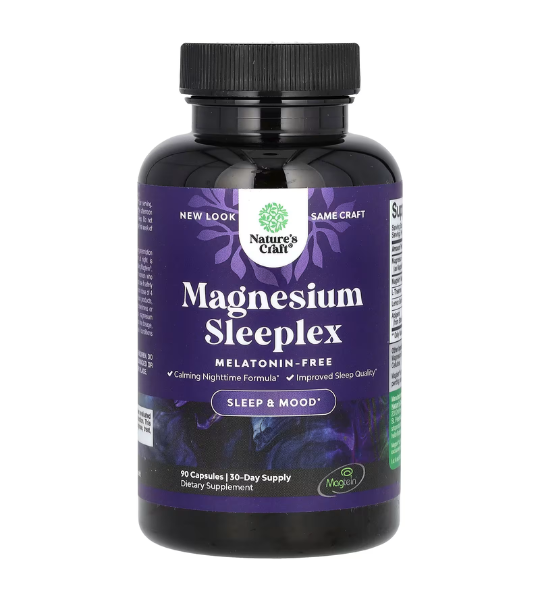 Nature's Craft, Magnesium Sleeplex, Melatonin-Free Capsules in Pakistan