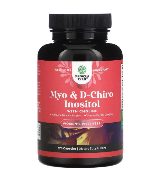Nature's Craft, Myo & D-Chiro Inositol with Choline Capsules in Pakistan