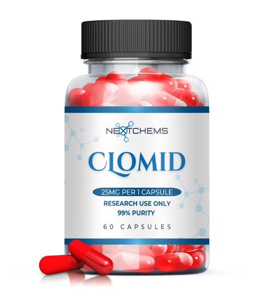 Next Chems Clomid (Clomifene, Clomiphene) 25mg Capsules in Pakistan