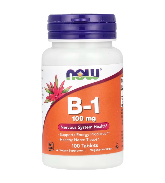 NOW Foods, B-1, 100 mg, 100 Tablets in Pakistan