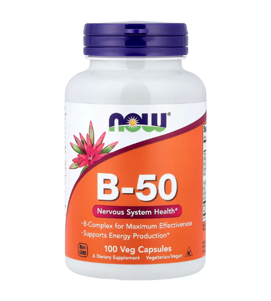 NOW Foods, B-50, 100 Veg Capsules in Pakistan