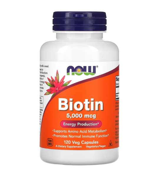 NOW Foods Biotin 5,000 mcg Capsules in Pakistan