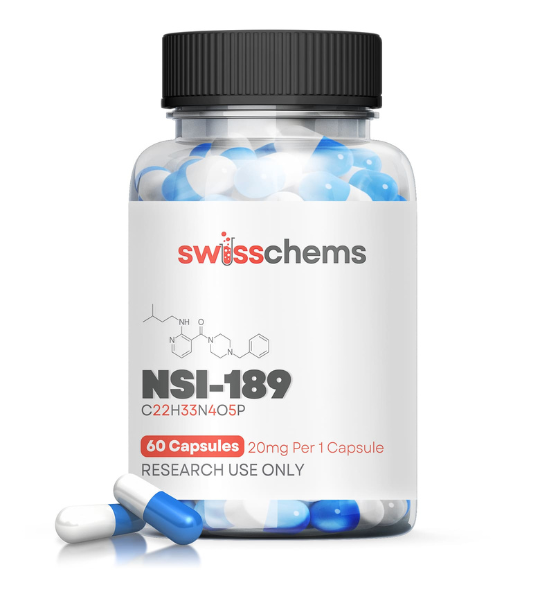 Swiss Chems NSI-189 Phosphate 20mg – 60 Capsules in Pakistan