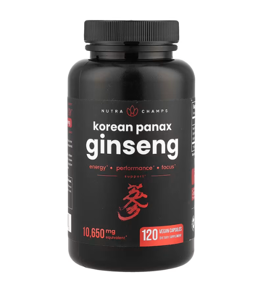 NutraChamps Korean Panax Ginseng Capsules in Pakistan