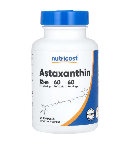 Nutricost, Astaxanthin, 12 mg, 60 Softgels in Pakistan
