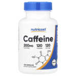 Nutricost, Caffeine, 200 mg, 120 Capsules in Pakistan