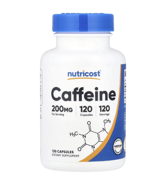 Nutricost, Caffeine, 200 mg, 120 Capsules in Pakistan