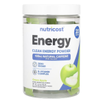 Nutricost, Energy, Clean Energy Powder, Green Apple, 20 Stick Packs, 0.18 oz (5 g) Each in Pakistan