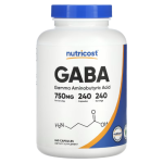 Nutricost, GABA, 750 mg, 240 Capsules in Pakistan