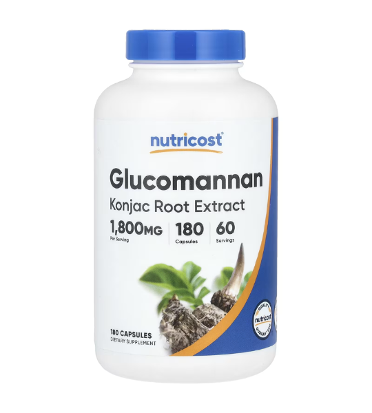 Nutricost, Glucomannan Konjac Root Extract, 180 Capsules in Pakistan