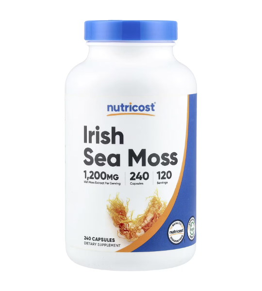 Nutricost, Irish Sea Moss, 1,200 mg, 240 Capsules in Pakistan