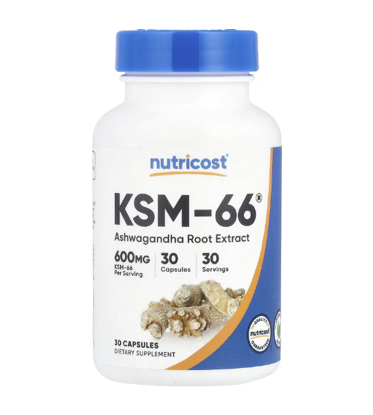 Nutricost, KSM-66, Ashwagandha Root Extract, 600 mg, 30 Capsules in Pakistan