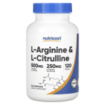 Nutricost, L-Arginine & L-Citrulline, 120 Capsules in Pakistan