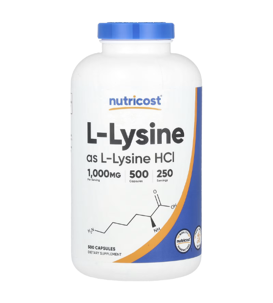 Nutricost, L-Lysine, 1,000 mg, 500 Capsules in Pakistan