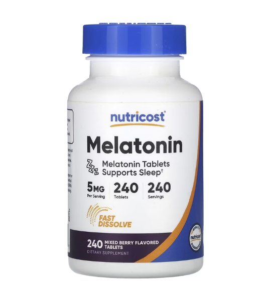 Nutricost, Melatonin, Mixed Berry, 5 mg, 240 Tablets in Pakistan