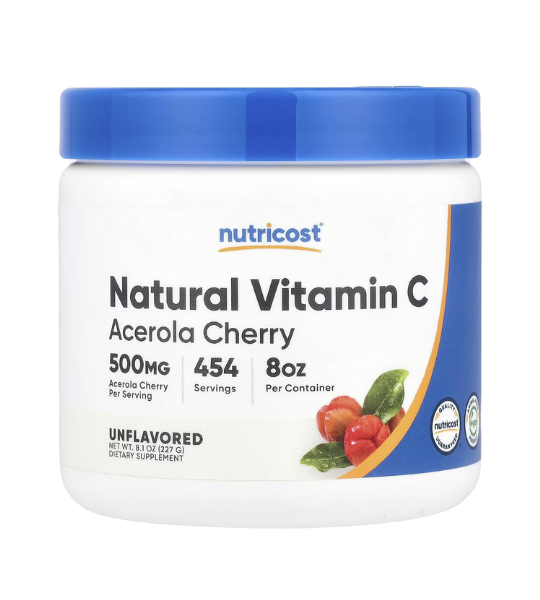Nutricost, Natural Vitamin C, Unflavored, 8.1 oz (227 g) in Pakistan