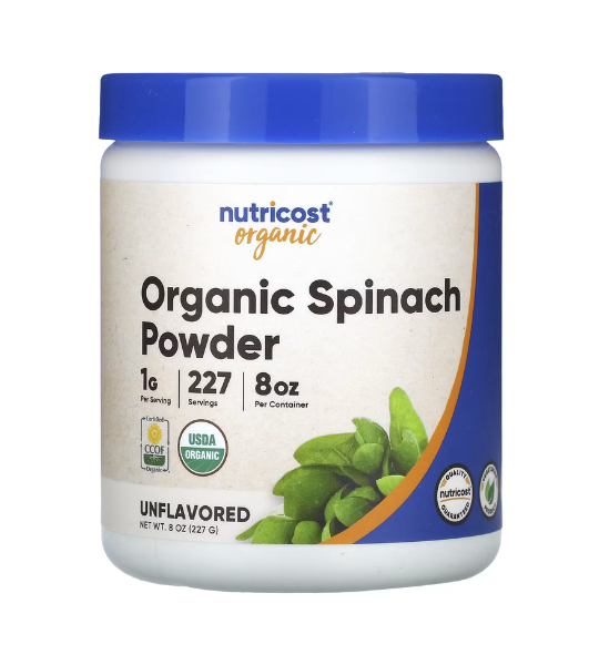 Nutricost, Organic Spinach Powder, Unflavored, 8 oz (227 g) in Pakistan