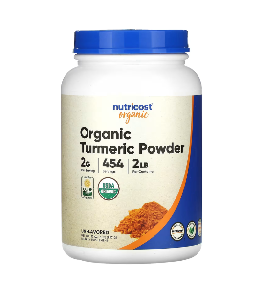 Nutricost, Organic Turmeric Powder, Unflavored, 32 oz (907 g) in Pakistan