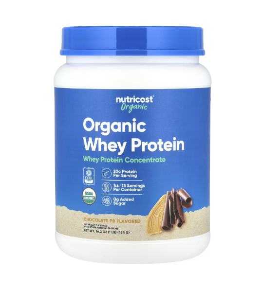 Nutricost, Organic Whey Protein, Chocolate PB, 1 lb (454 g) in Pakistan