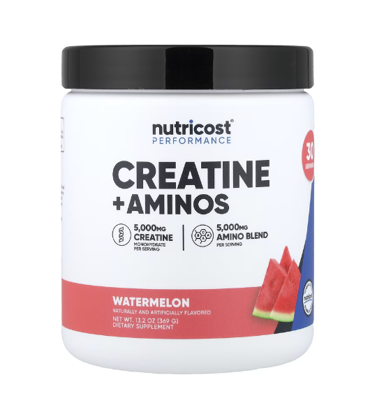 Nutricost, Performance, Creatine + Aminos, Watermelon, 13.2 oz (369 g) in Pakistan