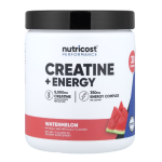Nutricost, Performance, Creatine + Energy, Watermelon, 9 oz (252 g) in Pakistan