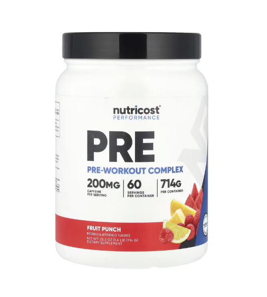 Nutricost, Performance, Pre-Workout Complex, Fruit Punch, 1.6 lb (714 g) in Pakistan