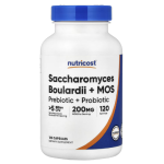 Nutricost, Saccharomyces Boulardii + MOS, 200 mg, 120 Capsules in Pakistan