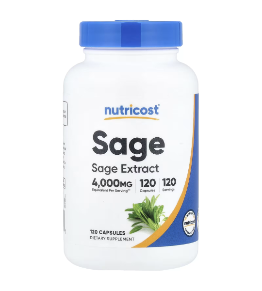 Nutricost, Sage, 4,000 mg, 120 Capsules in Pakistan
