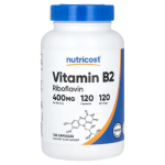 Nutricost, Vitamin B2, 400 mg, 120 Capsules in Pakistan