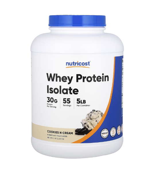 Nutricost, Whey Protein Isolate, Cookies N Cream, 5 lb (2,268 g) in Pakistan