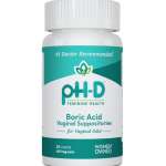 pH-D Feminine Health 600 mg Boric Acid Suppositories Capsules in Pakistan