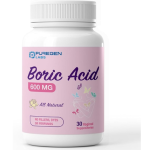 Puregen Labs Boric Acid 600 mg Vaginal Suppositories, 30 Count in Pakistan