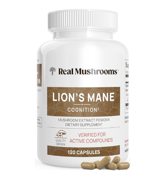 Real Mushrooms Lions Mane Brain and Focus Capsules in Pakistan