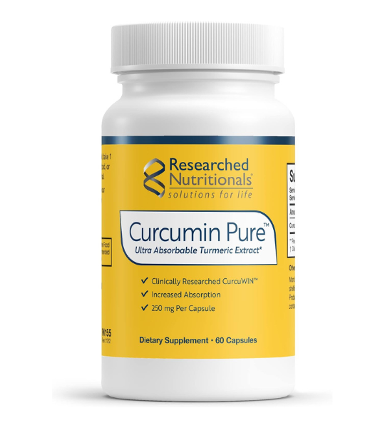 Researched Nutritionals Curcumin Pure Ultra Absorbable Turmeric Extract Capsules in Pakistan