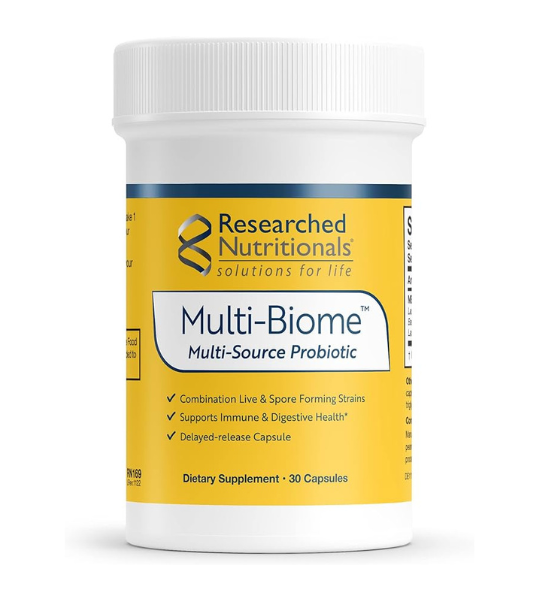 Researched Nutritionals Multi-Biome Multi-Source Probiotic Capsules in Pakistan