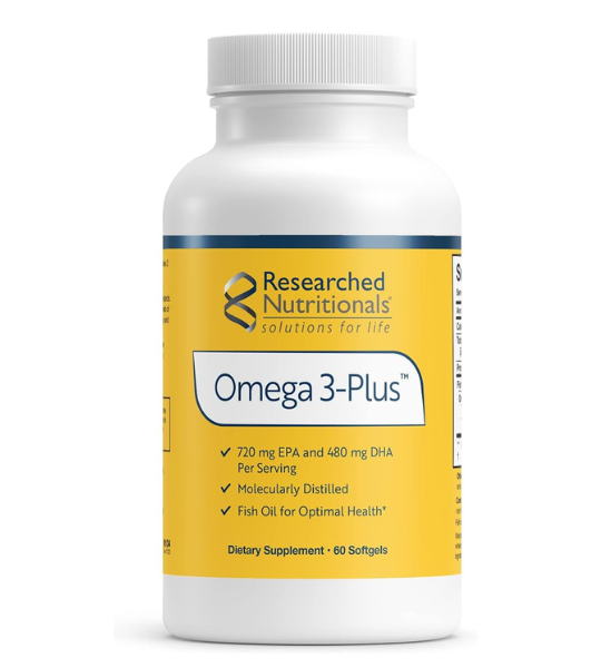Researched Nutritionals Omega-3 Plus 60 Softgels in Pakistan
