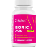 Safrel Boric Acid Vaginal Suppositories, 600 mg, 30 Count in Pakistan