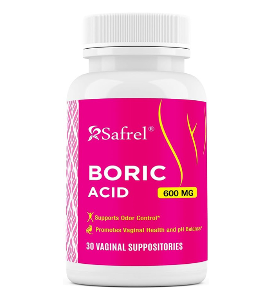 Safrel Boric Acid Vaginal Suppositories, 600 mg, 30 Count in Pakistan