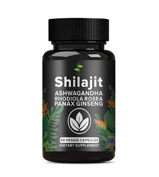 Shilajit Ashwagandha Rhodiola Rosea Panax Ginseng Capsules in Pakistan