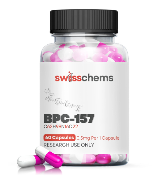 Swiss Chems BPC-157 0.5mg 60 Capsules in Pakistan
