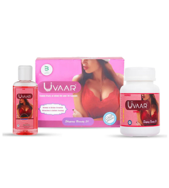 Uvaar Combi Pack of 60ml Oil and 30 Capsules in Pakistan