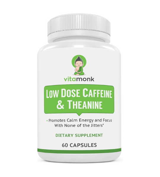VitaMonk Low Dose Caffeine and Theanine Capsules in Pakistan